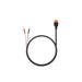ZERO BREEZE Mark 3 DIY cable with eye terminals and D20 power connector for custom power setups such as direct battery connection.