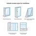 Zero Breeze Universal Window Seal Cloth for Portable Air Conditioners