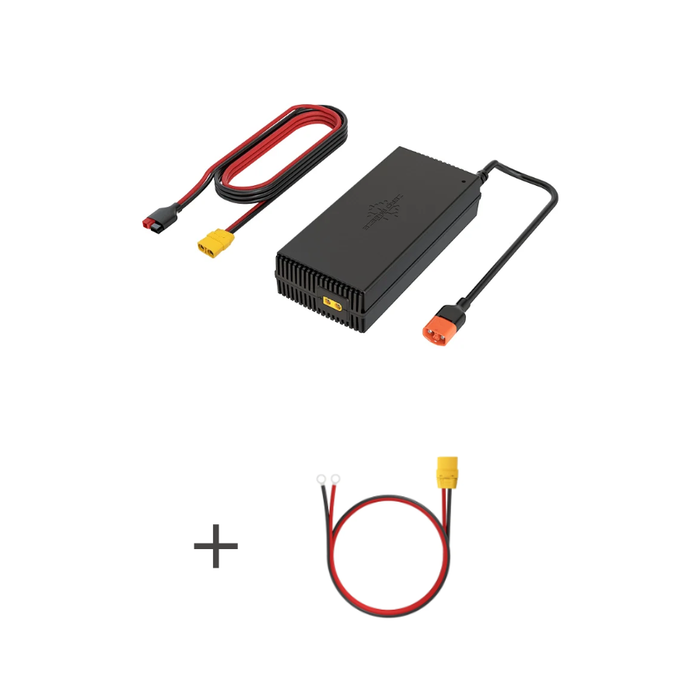Zero Breeze 48V Booster for Mark 3 Portable Air Conditioner - Eye Terminals Cable (12V batteries)
