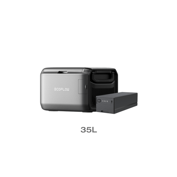 EcoFlow GLACIER Classic Portable Fridge Freezer - 35L / With Plug-in Battery