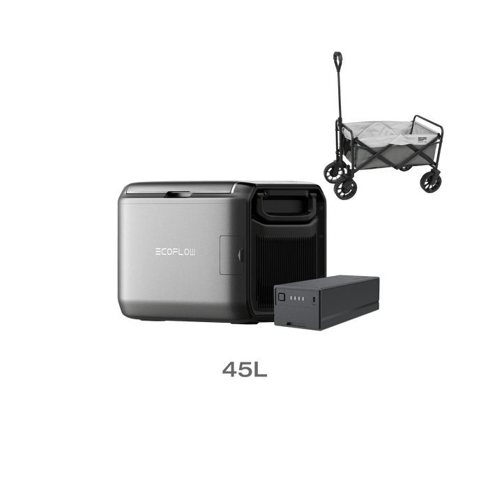EcoFlow GLACIER Classic Portable Fridge Freezer - 45L / With Plug-in Battery