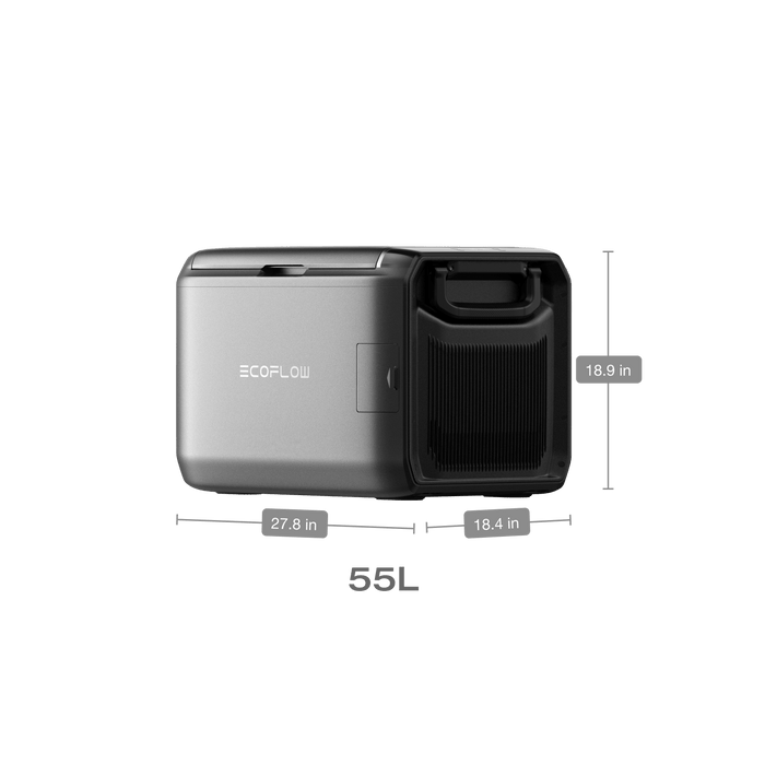 EcoFlow GLACIER Classic Portable Fridge Freezer - 55L / Without Plug-in Battery