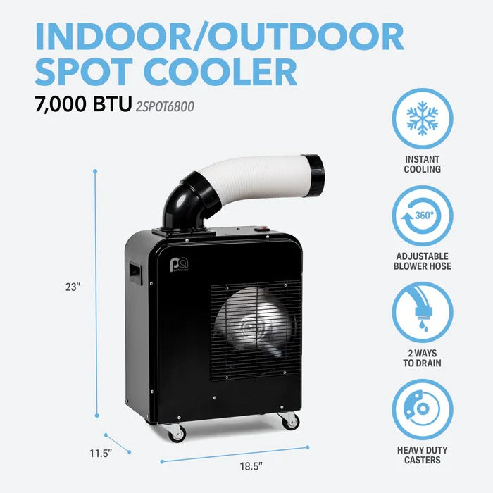7000 BTU Portable Indoor Outdoor Spot Cooler